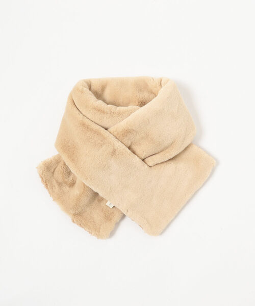 Ray BEAMS（レイビームス）の「CONTROL FREAK × Ray BEAMS / 別注 2way ティペット（マフラー・レディース・ブラック/ベージュ・ONE SIZE）」の10枚目の写真