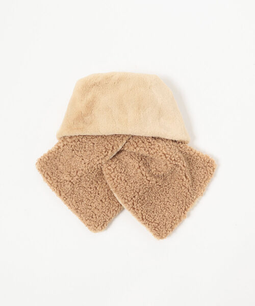 Ray BEAMS（レイビームス）の「CONTROL FREAK × Ray BEAMS / 別注 2way ティペット（マフラー・レディース・ブラック/ベージュ・ONE SIZE）」の12枚目の写真