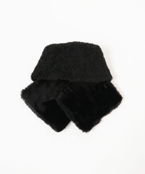 Ray BEAMS（レイビームス）の「CONTROL FREAK × Ray BEAMS / 別注 2way ティペット（マフラー・レディース・ブラック/ベージュ・ONE SIZE）」の14枚目の写真