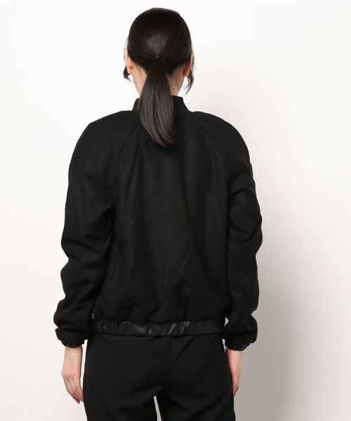 Desigual(デシグアル)の「刺繍 ウールボンバージャケット(その他アウター・レディース・ブラック・2L/S/M/L)」の3枚目の写真