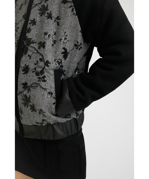 Desigual(デシグアル)の「刺繍 ウールボンバージャケット(その他アウター・レディース・ブラック・2L/S/M/L)」の7枚目の写真