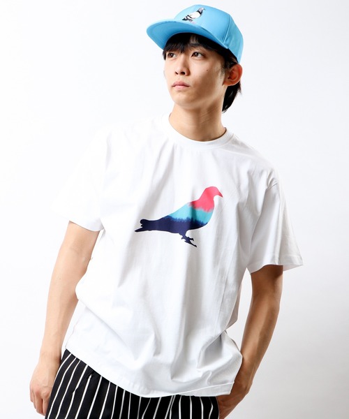 staple（ステイプル）の「STAPLE プリント半袖Tシャツ（Tシャツ/カットソー・メンズ・ホワイト・2XL/XL/M/L）」の2枚目の写真