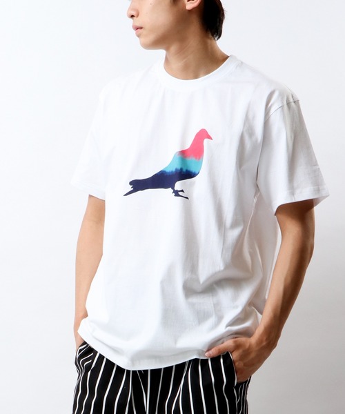 staple（ステイプル）の「STAPLE プリント半袖Tシャツ（Tシャツ/カットソー・メンズ・ホワイト・2XL/XL/M/L）」の3枚目の写真