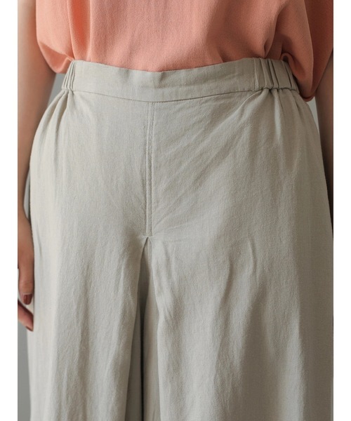AMERICAN HOLIC(アメリカンホリック)の「リネンブレンドタックガウチョパンツ *(その他パンツ・レディース・ブラウン/サックスブルー/ベージュ・L/M)」の18枚目の写真