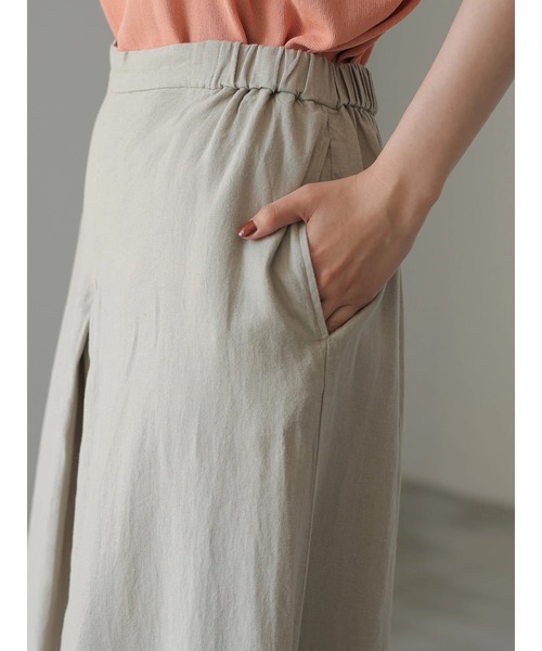 AMERICAN HOLIC(アメリカンホリック)の「リネンブレンドタックガウチョパンツ *(その他パンツ・レディース・ブラウン/サックスブルー/ベージュ・L/M)」の20枚目の写真