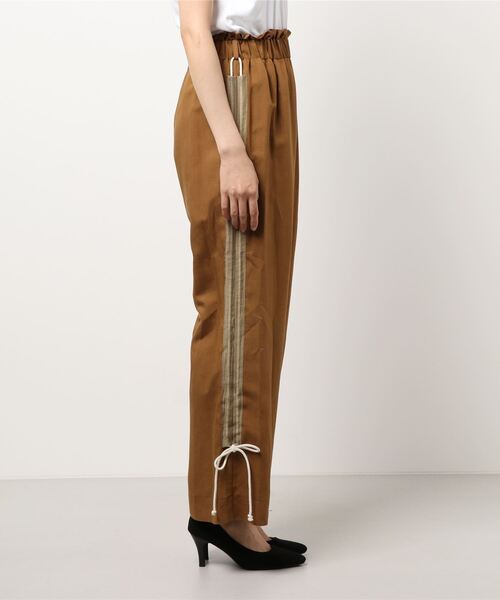 TEVALT（ヴァレット）の「サイドロープ麻混ワイドパンツ（その他パンツ・レディース・キャメル/ホワイト/ロイヤルブルー・38）」の14枚目の写真