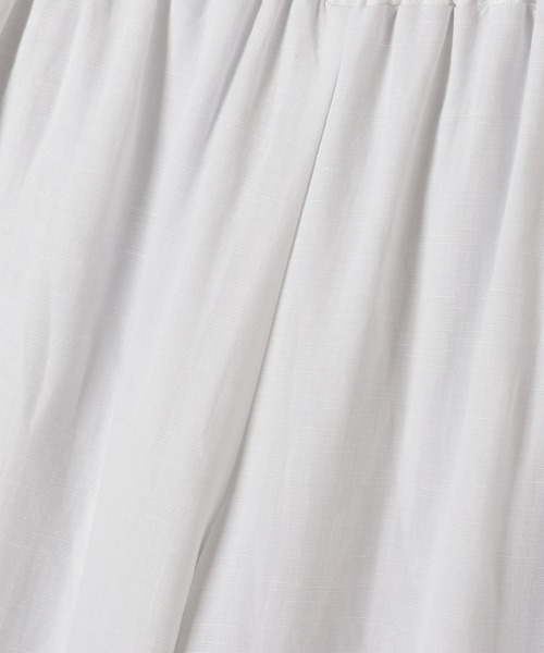 TEVALT（ヴァレット）の「サイドロープ麻混ワイドパンツ（その他パンツ・レディース・キャメル/ホワイト/ロイヤルブルー・38）」の18枚目の写真