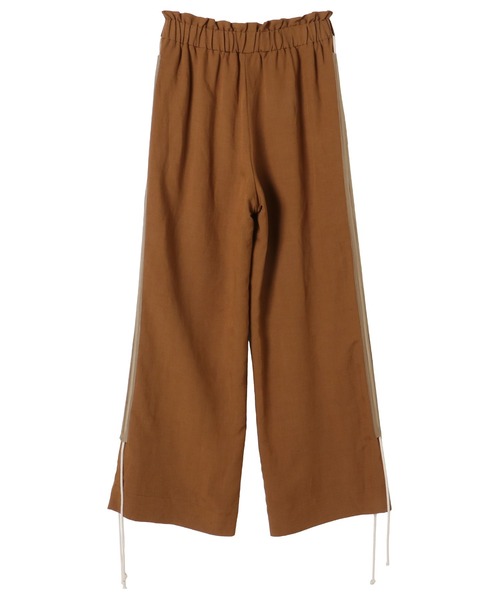 TEVALT（ヴァレット）の「サイドロープ麻混ワイドパンツ（その他パンツ・レディース・キャメル/ホワイト/ロイヤルブルー・38）」の19枚目の写真