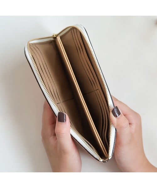 新進工房/栃木レザーL字ファスナー長財布