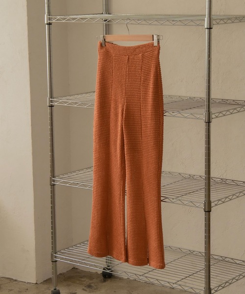 I_am（アイアム）の「Lady mesh pants（その他パンツ・レディース・ベージュ/オレンジ・S/M）」の2枚目の写真