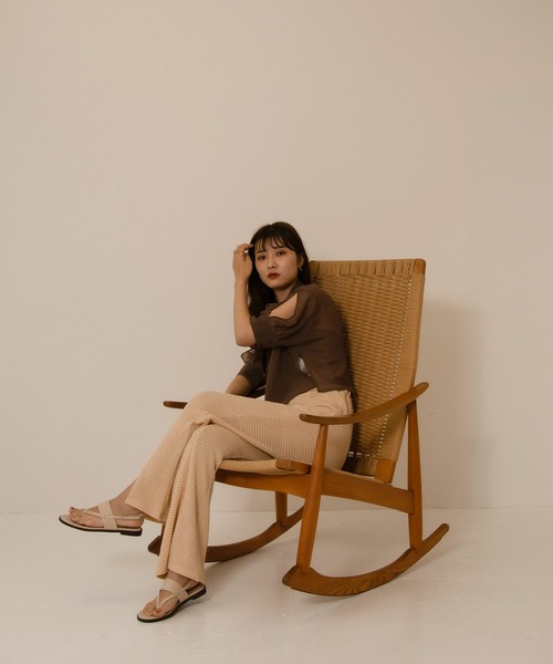 I_am（アイアム）の「Lady mesh pants（その他パンツ・レディース・ベージュ/オレンジ・S/M）」の12枚目の写真