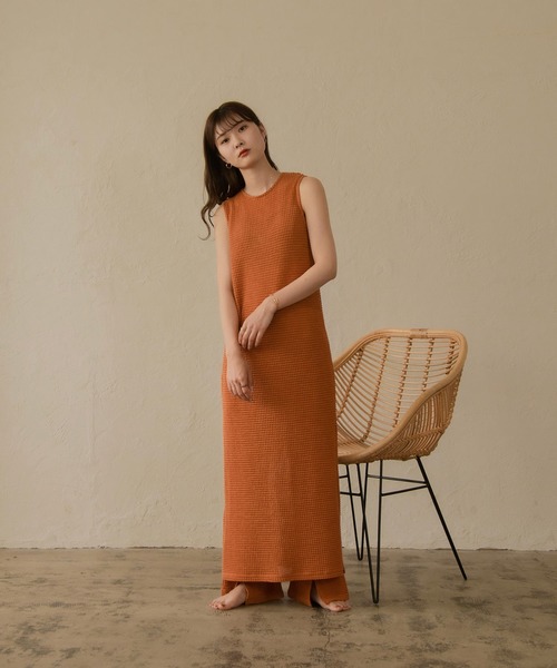 I_am（アイアム）の「Lady mesh pants（その他パンツ・レディース・ベージュ/オレンジ・S/M）」の7枚目の写真