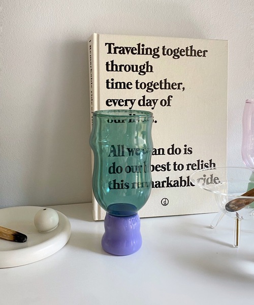 SANSeLF（サンセルフ）の「【SANSeLF】hand mede bicolor flower base sanh50（フラワーベース・レディース・ピンク/グリーン・FREE）」の4枚目の写真