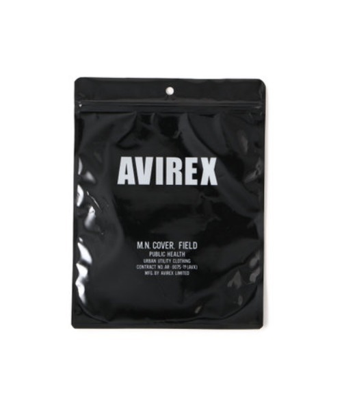AVIREX（アヴィレックス）の「AVIREX 2P MASK/ 2ピースマスク（マスク・レディース・ブラック/その他・SMALL/MEDIUM/LARGE）」の4枚目の写真