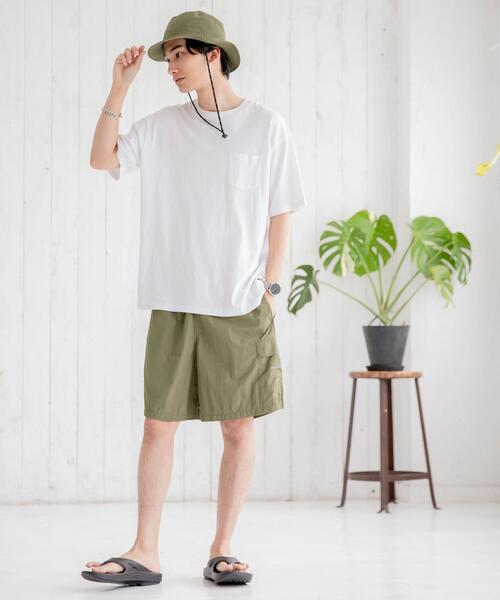 coen（コーエン）の「FreeSpeech(フリースピーチ)別注ナイロングログランオープンカラーシャツ(セットアップ対応)（シャツ/ブラウス・メンズ・ブラック/オリーブ/ダークグレー・SMALL/MEDIUM/LARGE）」の17枚目の写真