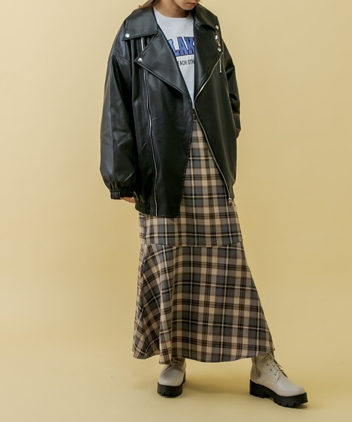 RASVOA（ラスボア）の「ヴィンテージチェックスカート（スカート・レディース・ベージュ/グレー・FREE）」の10枚目の写真