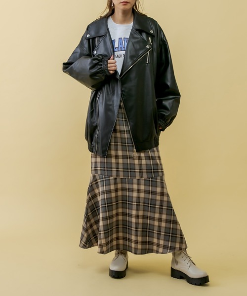 RASVOA（ラスボア）の「ヴィンテージチェックスカート（スカート・レディース・ベージュ/グレー・FREE）」の11枚目の写真