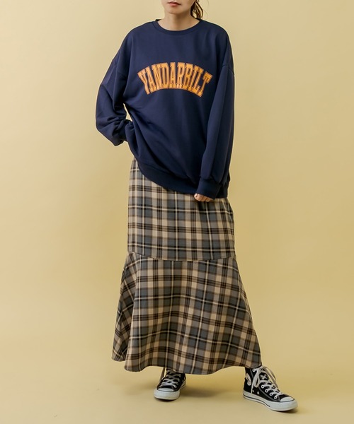 RASVOA（ラスボア）の「ヴィンテージチェックスカート（スカート・レディース・ベージュ/グレー・FREE）」の16枚目の写真