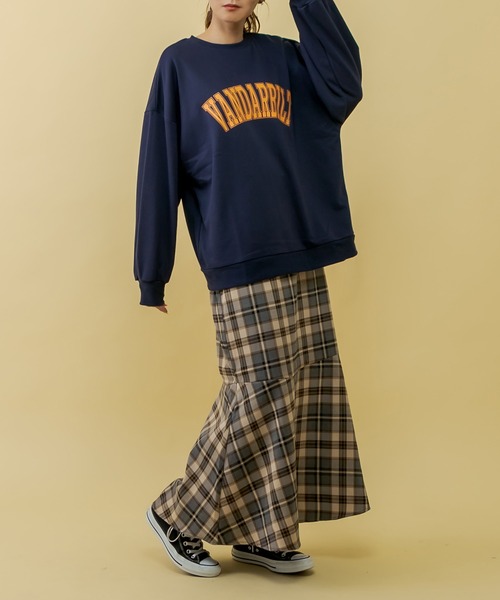 RASVOA（ラスボア）の「ヴィンテージチェックスカート（スカート・レディース・ベージュ/グレー・FREE）」の17枚目の写真