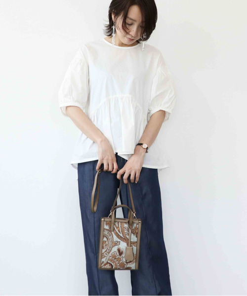 Three Four Time（ｽﾘｰﾌｫｰﾀｲﾑ）の「スクエア型ミニショルダー（ショルダーバッグ・レディース・ブラック/グレー/ブルー/キャメル・ONE SIZE）」の7枚目の写真