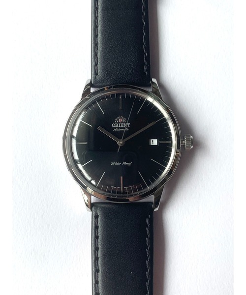 ORIENT（オリエント）の「オリエント/ORIENT オートマチック ベーシック スムースレザー（アナログ腕時計・メンズ・ゴールド/ブラック・FREE）」の9枚目の写真