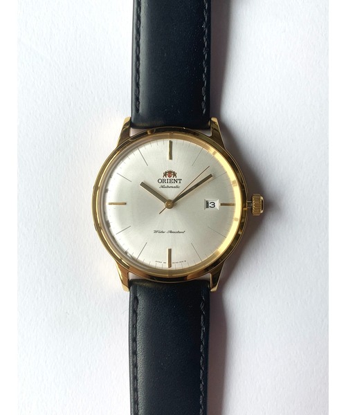 ORIENT（オリエント）の「オリエント/ORIENT オートマチック ベーシック スムースレザー（アナログ腕時計・メンズ・ゴールド/ブラック・FREE）」の10枚目の写真