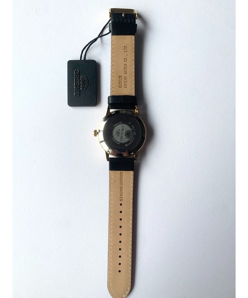 ORIENT（オリエント）の「オリエント/ORIENT オートマチック ベーシック スムースレザー（アナログ腕時計・メンズ・ゴールド/ブラック・FREE）」の7枚目の写真