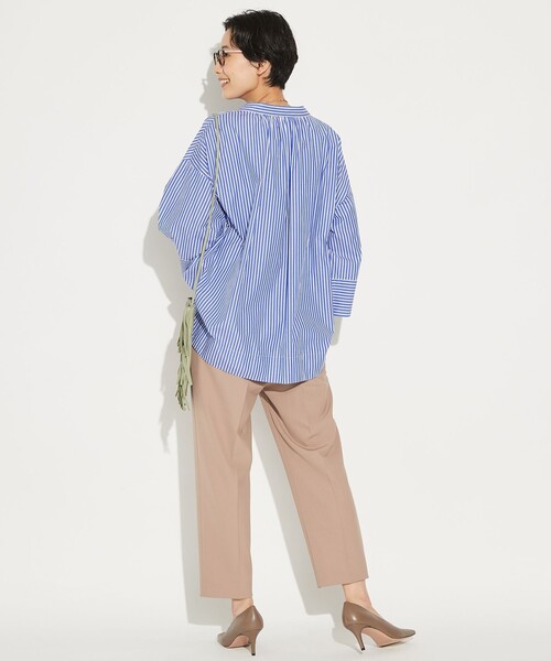 ANY SIS(エニィスィス)の「【美人百花10月号掲載】センタープレス テーパード パンツ(その他パンツ・レディース・ブラック系/アイボリー系/ネイビー系/黄土色系・1/3/2)」の9枚目の写真