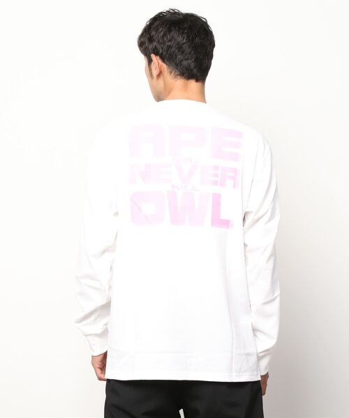 OVO "OCTOBER VERY OWN"（オービーオー　　オクトーバーベリーオウン）の「BAPE X OVO LONG SLEEVE TEE M（Tシャツ/カットソー・メンズ・ホワイト/ブラック/レッド・LARGE/XX-LARGE/X-LARGE/MEDIUM/SMALL）」の20枚目の写真