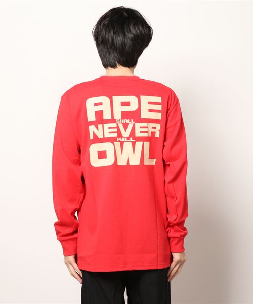 OVO "OCTOBER VERY OWN"（オービーオー　　オクトーバーベリーオウン）の「BAPE X OVO LONG SLEEVE TEE M（Tシャツ/カットソー・メンズ・ホワイト/ブラック/レッド・LARGE/XX-LARGE/X-LARGE/MEDIUM/SMALL）」の22枚目の写真