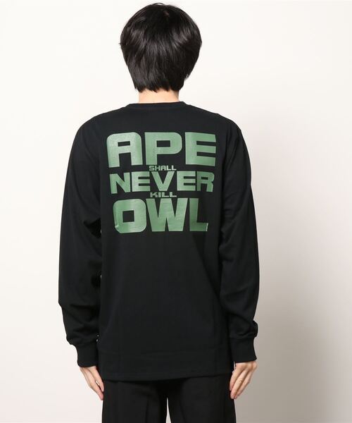 OVO "OCTOBER VERY OWN"（オービーオー　　オクトーバーベリーオウン）の「BAPE X OVO LONG SLEEVE TEE M（Tシャツ/カットソー・メンズ・ホワイト/ブラック/レッド・LARGE/XX-LARGE/X-LARGE/MEDIUM/SMALL）」の21枚目の写真