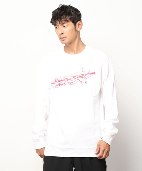 OVO "OCTOBER VERY OWN"（オービーオー　　オクトーバーベリーオウン）の「BAPE X OVO LONG SLEEVE TEE M（Tシャツ/カットソー・メンズ・ホワイト/ブラック/レッド・LARGE/XX-LARGE/X-LARGE/MEDIUM/SMALL）」の5枚目の写真