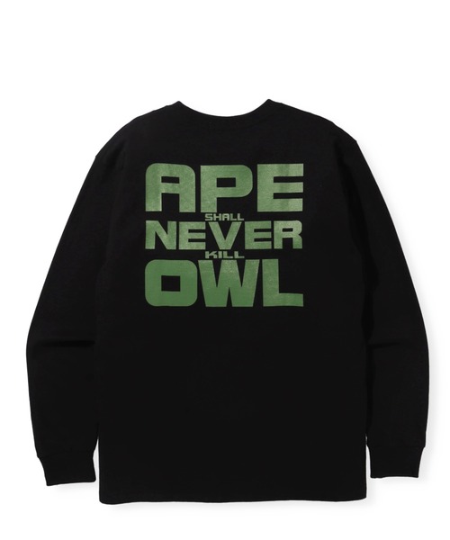 OVO "OCTOBER VERY OWN"（オービーオー　　オクトーバーベリーオウン）の「BAPE X OVO LONG SLEEVE TEE M（Tシャツ/カットソー・メンズ・ホワイト/ブラック/レッド・LARGE/XX-LARGE/X-LARGE/MEDIUM/SMALL）」の9枚目の写真