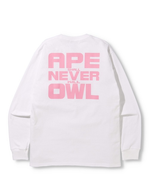 OVO "OCTOBER VERY OWN"（オービーオー　　オクトーバーベリーオウン）の「BAPE X OVO LONG SLEEVE TEE M（Tシャツ/カットソー・メンズ・ホワイト/ブラック/レッド・LARGE/XX-LARGE/X-LARGE/MEDIUM/SMALL）」の4枚目の写真