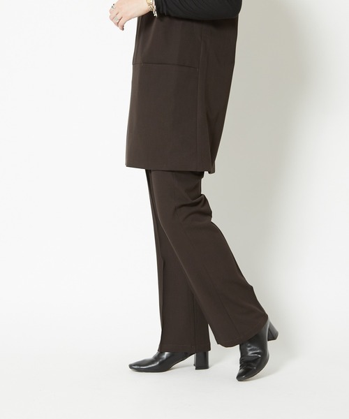 CIAOPANIC（チャオパニック）の「センタータックフレアパンツ/セットアップ着用可能（その他パンツ・レディース・ブラウン/ピンク/グリーン・SMALL/MEDIUM）」の17枚目の写真