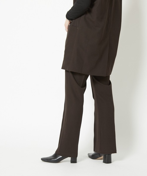 CIAOPANIC（チャオパニック）の「センタータックフレアパンツ/セットアップ着用可能（その他パンツ・レディース・ブラウン/ピンク/グリーン・SMALL/MEDIUM）」の11枚目の写真