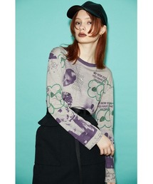 SLY | KURIO X SLY PATTERN ロングスリーブTシャツ(Tシャツ/カットソー)