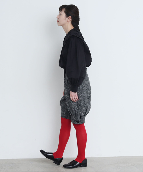 Dot＆Stripes CHILD WOMAN（ドットアンドストライプス　チャイルドウーマン）の「☆ホームスパン ニッカボッカパンツ（その他パンツ・レディース・ブラウン/ブラック・36/38）」の19枚目の写真