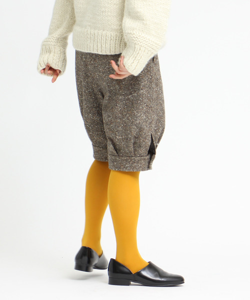 Dot＆Stripes CHILD WOMAN（ドットアンドストライプス　チャイルドウーマン）の「☆ホームスパン ニッカボッカパンツ（その他パンツ・レディース・ブラウン/ブラック・36/38）」の11枚目の写真