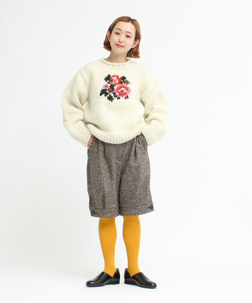 Dot＆Stripes CHILD WOMAN（ドットアンドストライプス　チャイルドウーマン）の「☆ホームスパン ニッカボッカパンツ（その他パンツ・レディース・ブラウン/ブラック・36/38）」の14枚目の写真