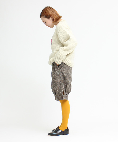 Dot＆Stripes CHILD WOMAN（ドットアンドストライプス　チャイルドウーマン）の「☆ホームスパン ニッカボッカパンツ（その他パンツ・レディース・ブラウン/ブラック・36/38）」の15枚目の写真