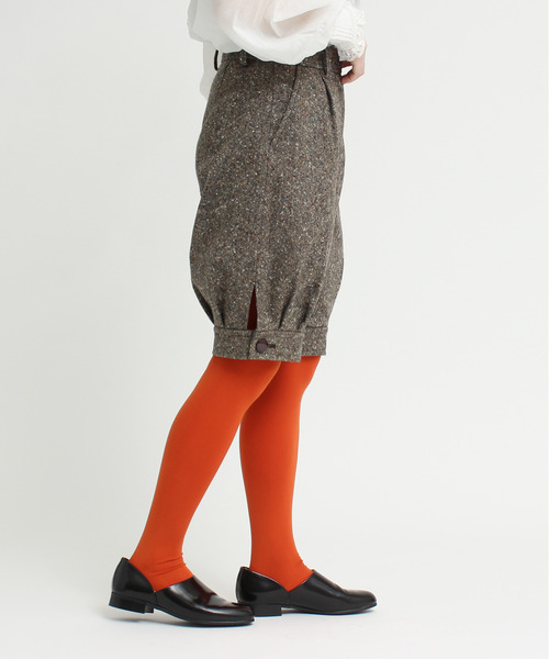 Dot＆Stripes CHILD WOMAN（ドットアンドストライプス　チャイルドウーマン）の「☆ホームスパン ニッカボッカパンツ（その他パンツ・レディース・ブラウン/ブラック・36/38）」の3枚目の写真