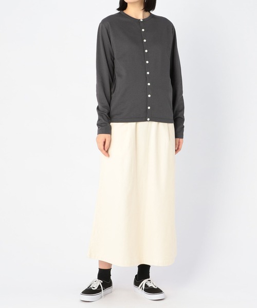 ORCIVAL（オーシバル）の「ORCIVAL | クルーネックカーディガン WOMEN（カーディガン/ボレロ・レディース・レッド/チャコール/ブラック・2/1）」の6枚目の写真