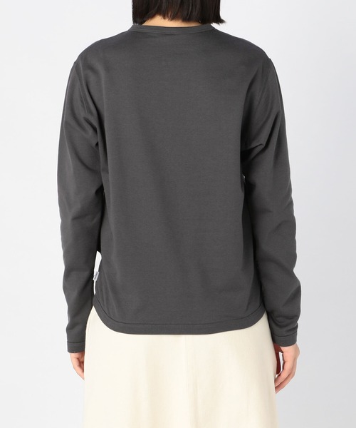 ORCIVAL（オーシバル）の「ORCIVAL | クルーネックカーディガン WOMEN（カーディガン/ボレロ・レディース・レッド/チャコール/ブラック・2/1）」の9枚目の写真