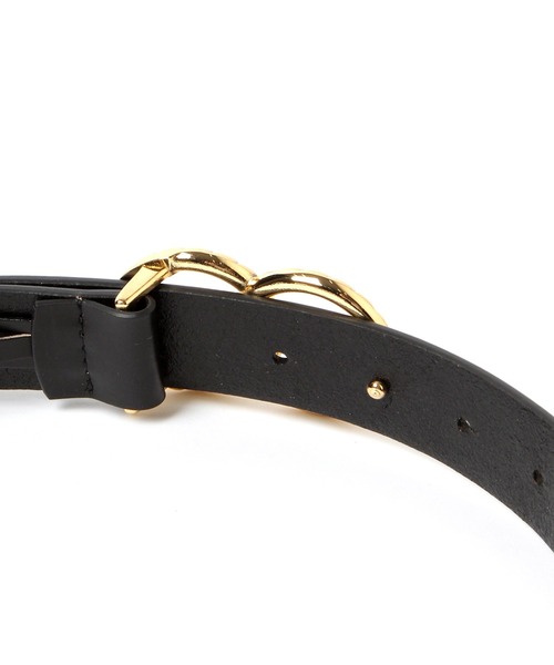 PAGEBOY（ページボーイ）の「レトロバックルベルト（ベルト・レディース・ブラック/ダークグリーン・FREE）」の4枚目の写真