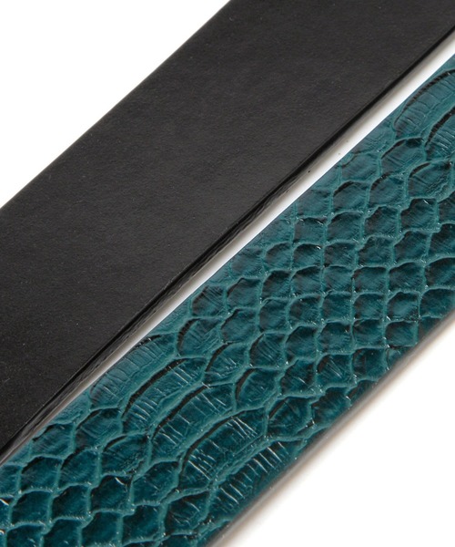 PAGEBOY（ページボーイ）の「レトロバックルベルト（ベルト・レディース・ブラック/ダークグリーン・FREE）」の7枚目の写真