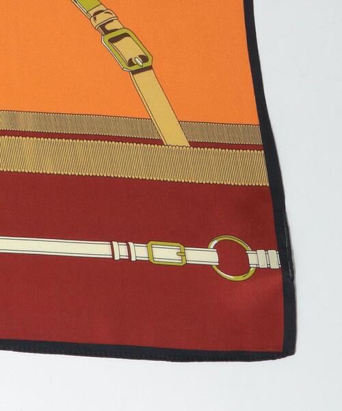 closet story（クローゼットストーリー）の「＜closet story（クローゼットストーリー）＞ブロッキングカラー スカーフ（バンダナ/スカーフ・レディース・ブラック/ワインレッド・FREE）」の3枚目の写真