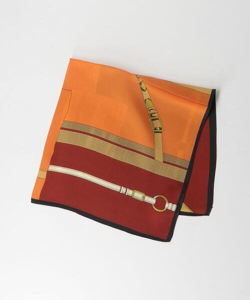 closet story（クローゼットストーリー）の「＜closet story（クローゼットストーリー）＞ブロッキングカラー スカーフ（バンダナ/スカーフ・レディース・ブラック/ワインレッド・FREE）」の8枚目の写真