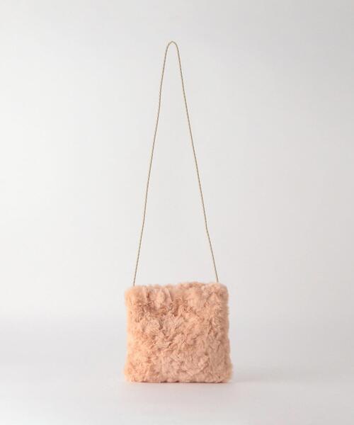 green label relaxing(グリーンレーベルリラクシング)の「GLR フェイクファー ショルダー バッグ(ショルダーバッグ・キッズ・ライトブルー/ピンク/ライム/ナチュラル・FREE)」の7枚目の写真