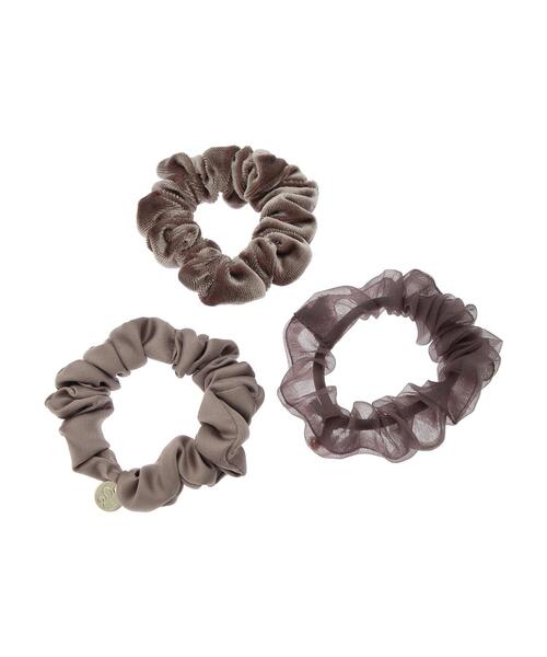 SLURR（スラ―）の「3SETミニシュシュ（シュシュ・レディース・ベージュ/モカ・FREE）」の16枚目の写真